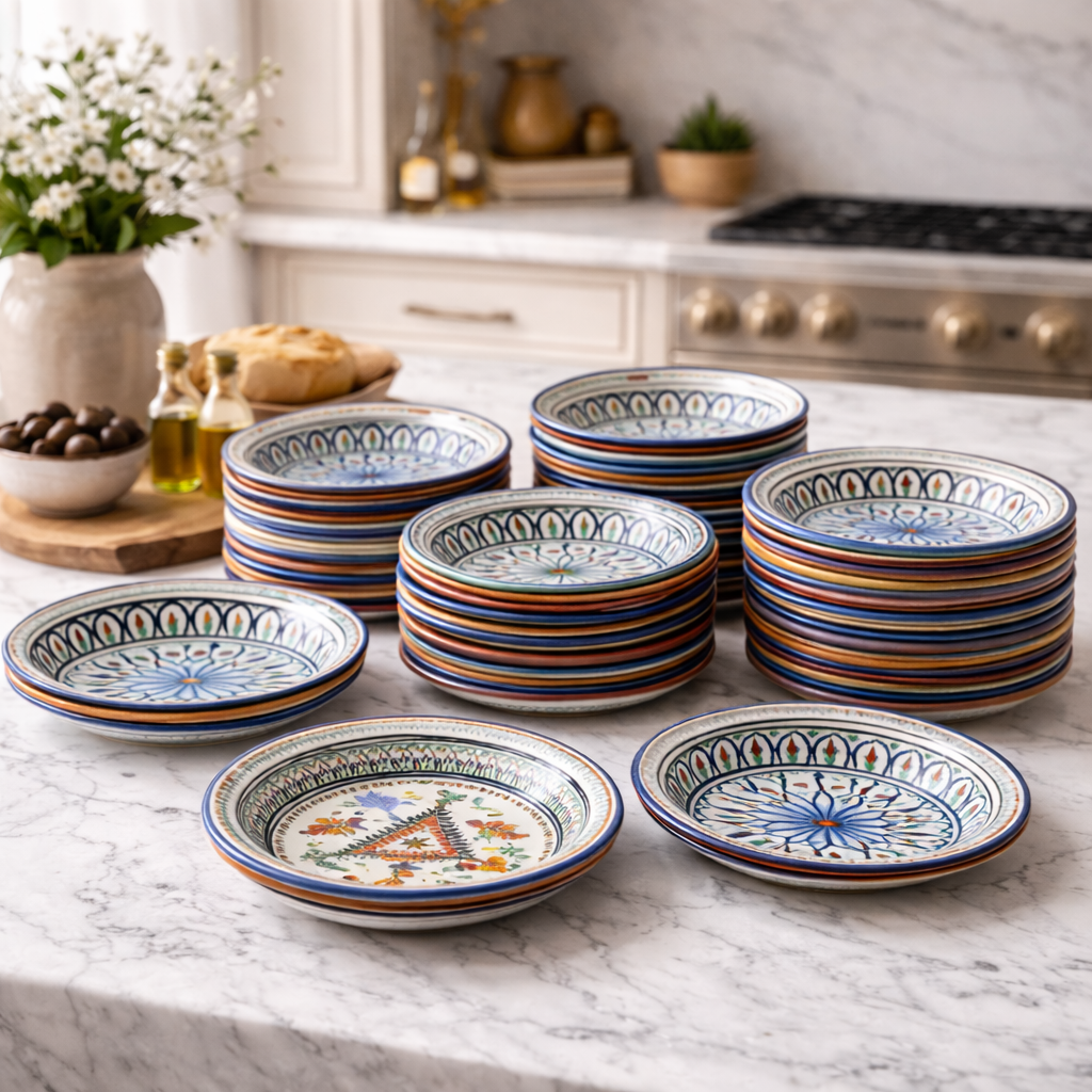 Artisan diches Moroccan handmade